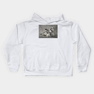 The Women Give Courage from the series Disasters of War by Francisco Goya Kids Hoodie